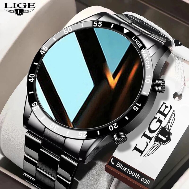 Luxury Watch Korea - LIGE Jam Tangan Pintar Panggilan Bluetooth