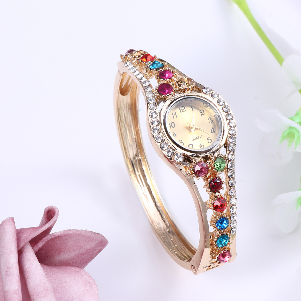Luxury Watch White - Jam Tangan Wanita Elegan dengan Tali