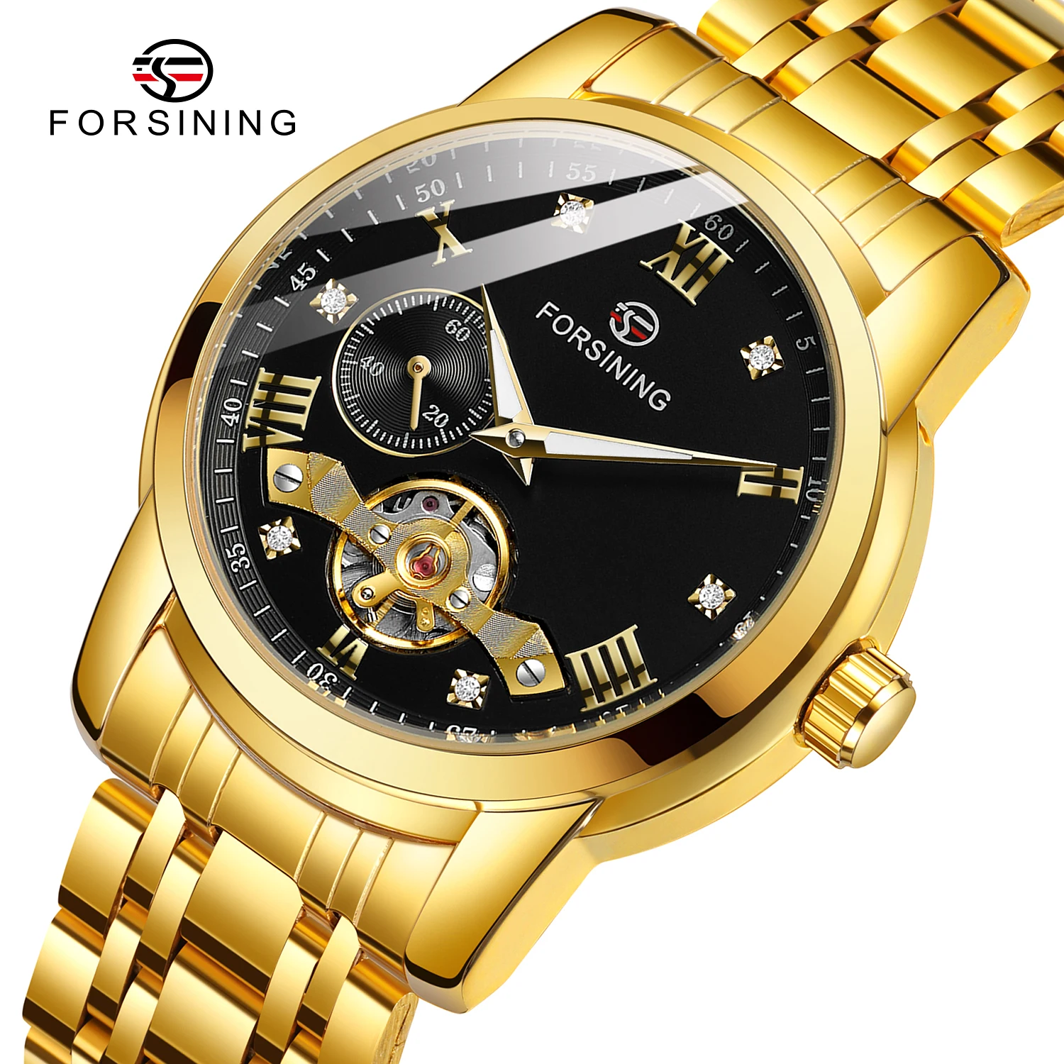 Luxury Watch Nice - Jam Tangan Pria Otomatis Self-wind Tourbillon
