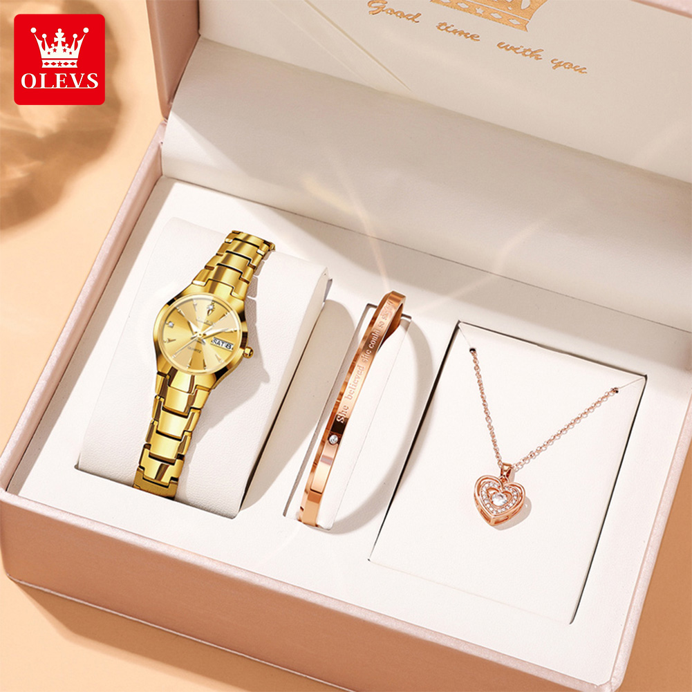 Luxury Watch Lady - OLEVS Jam Tangan Wanita 8697 Jam