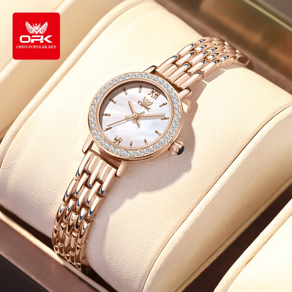 Luxury Watch Leather Strap - OPK 6063 Jam Tangan Mewah Ringan