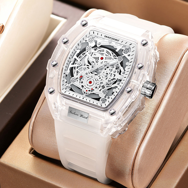Luxury Watch White - Jam Tangan Pria Kasual Modis Jam