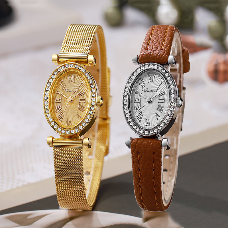 Luxury Watch Leather Strap - Jam Tangan Mewah Wanita Fashion Dial