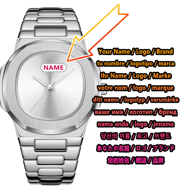 Luxury Watch Brands Logo - Jam Tangan Quartz Pria Logo Kustom
