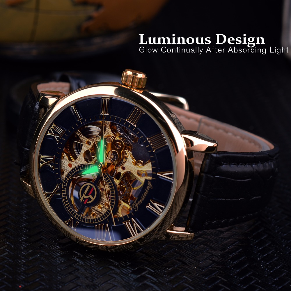 Forsining Jam Tangan Skeleton  - Luxury Watch Brands Logo ulasan dan harga