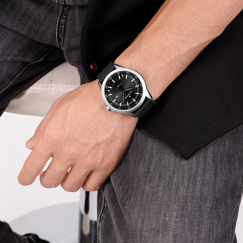 NAVIFORCE Jam Tangan Pria Mewa - Open Heart Watch ulasan dan harga