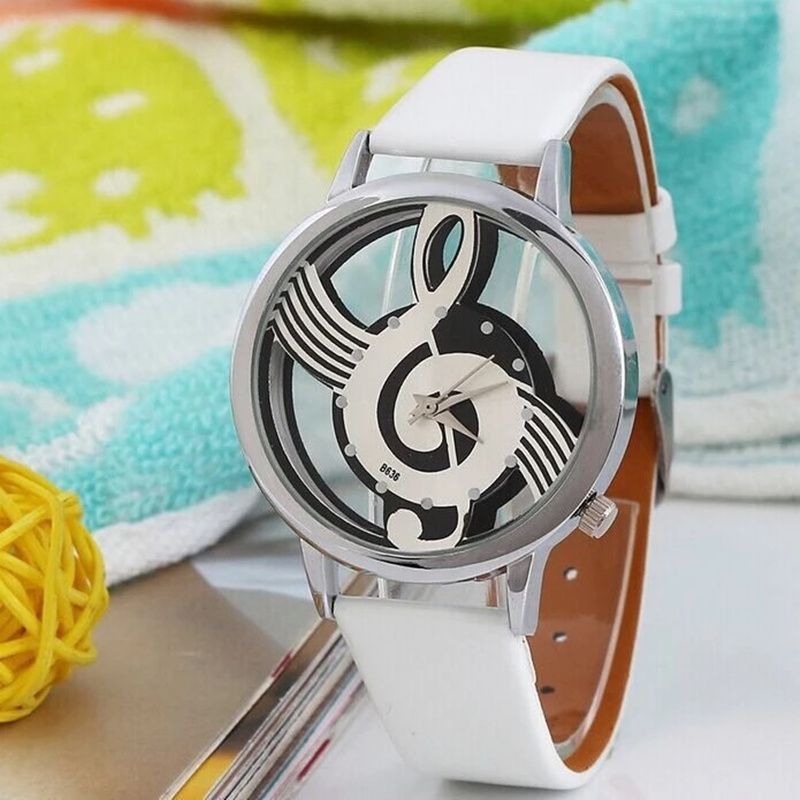 Jam Tangan Fashion Bentuk Musi - Luxury Watch White ulasan dan harga