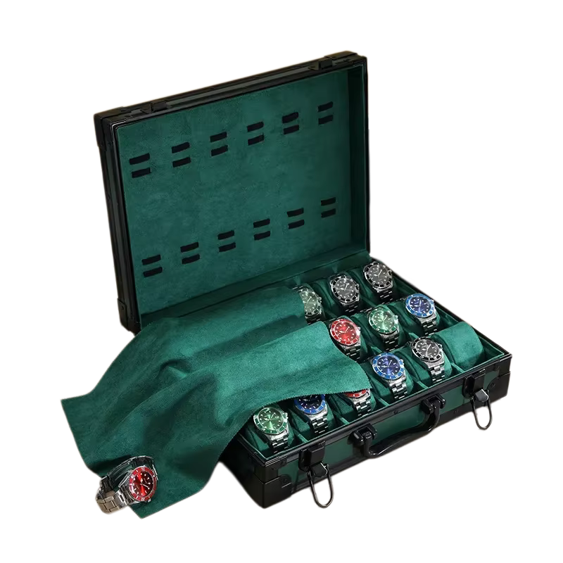 Kotak Penyimpanan Jam Tangan M - Luxury Watch Brands Logo ulasan dan harga