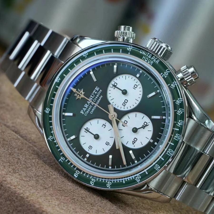 FARASUTE Jam Tangan Otomatis P - Chronograph Flyback Watch ulasan dan harga