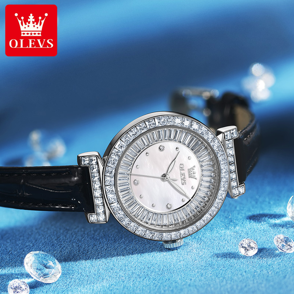 OLEVS 9983 Jam Tangan Wanita J - Luxury Watch Leather Strap ulasan dan harga