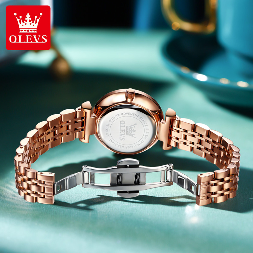 Jam Tangan Wanita OLEVS 5536 M - Luxury Watch Lady ulasan dan harga