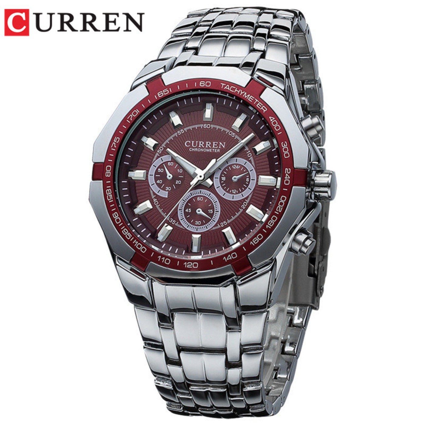 CURREN Jam Tangan Pria Olahrag - Luxury Watch Uk ulasan dan harga