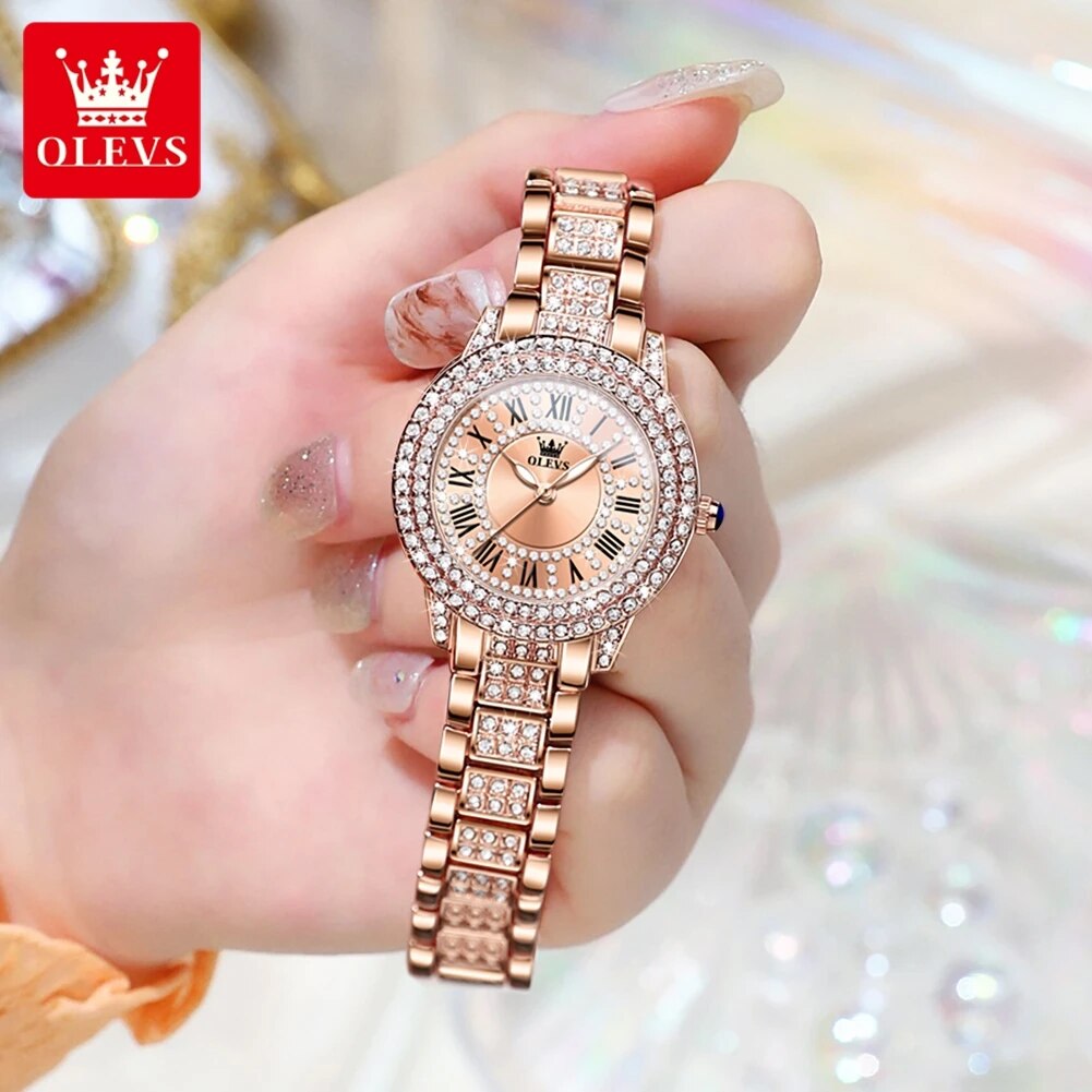 OLEVS jam tangan kuarsa wanita - Luxury Watch Lady ulasan dan harga