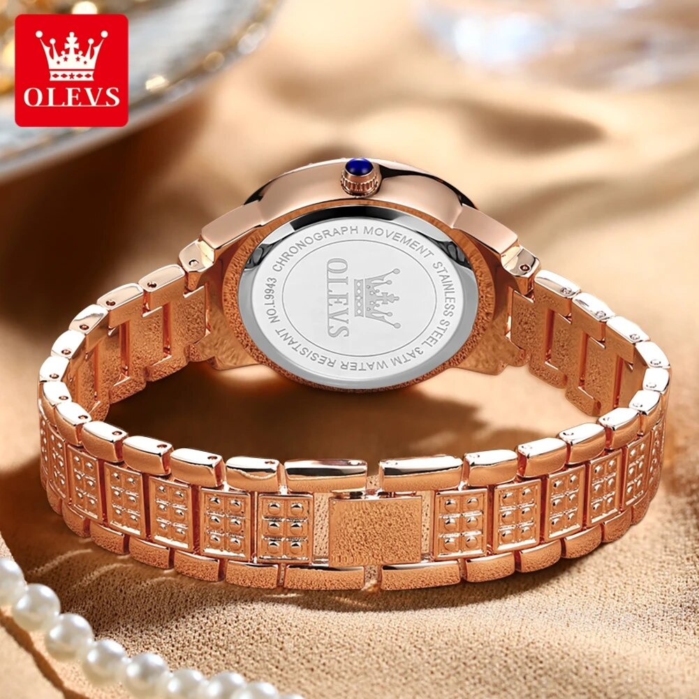 OLEVS jam tangan kuarsa wanita - Luxury Watch Lady ulasan dan harga