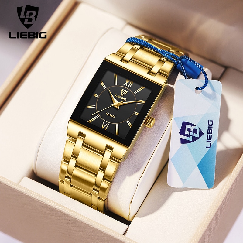 LiEBIG Jam Tangan Kuarsa Emas  - Luxury Watch Uk ulasan dan harga