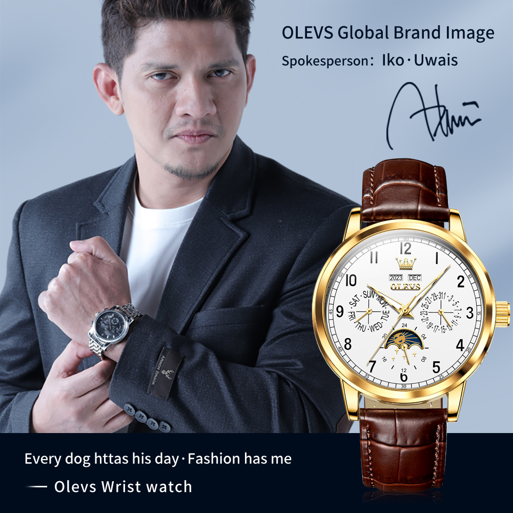 OLEVS jam tangan mekanis otoma - Luxury Watch On Sale ulasan dan harga