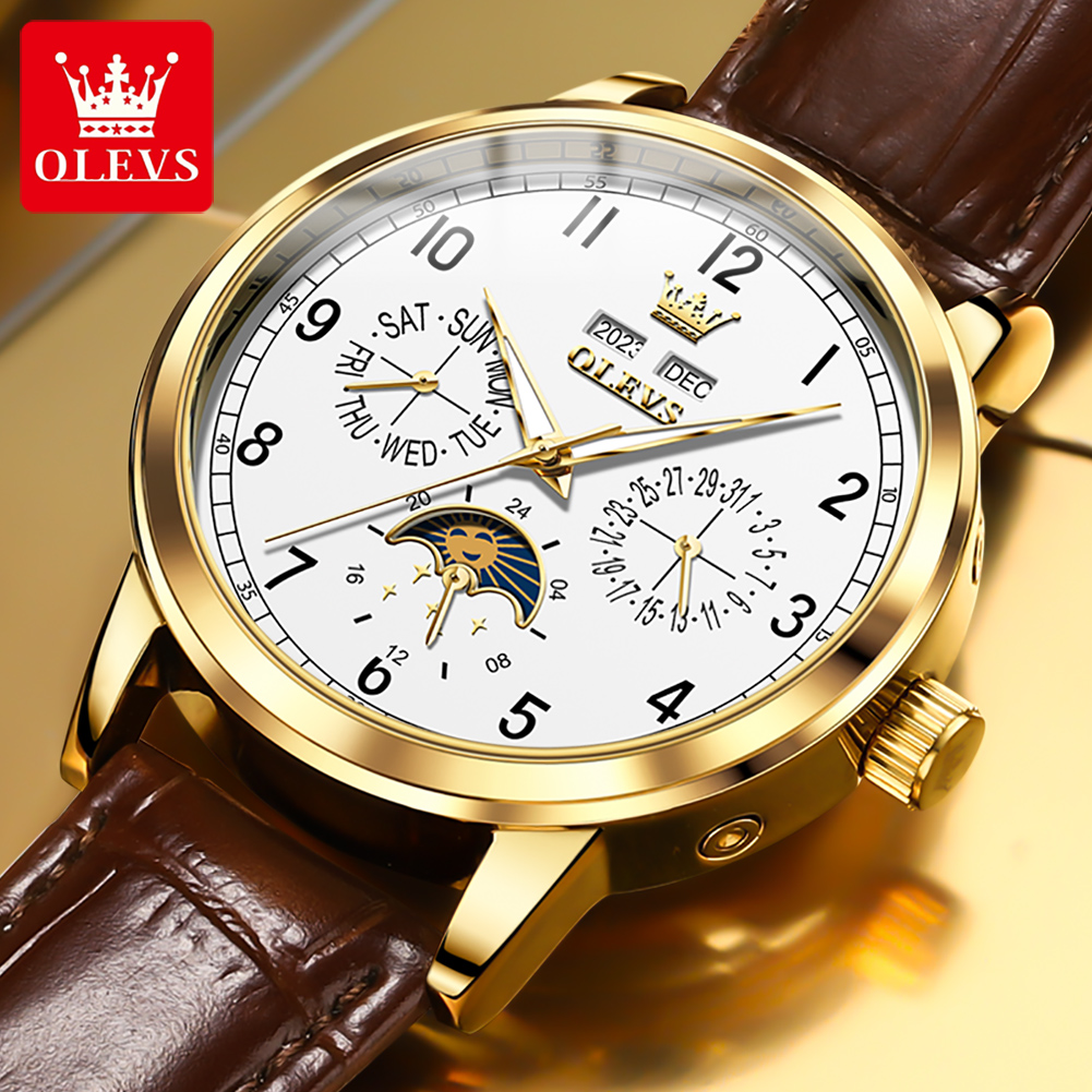 OLEVS jam tangan mekanis otoma - Luxury Watch On Sale ulasan dan harga