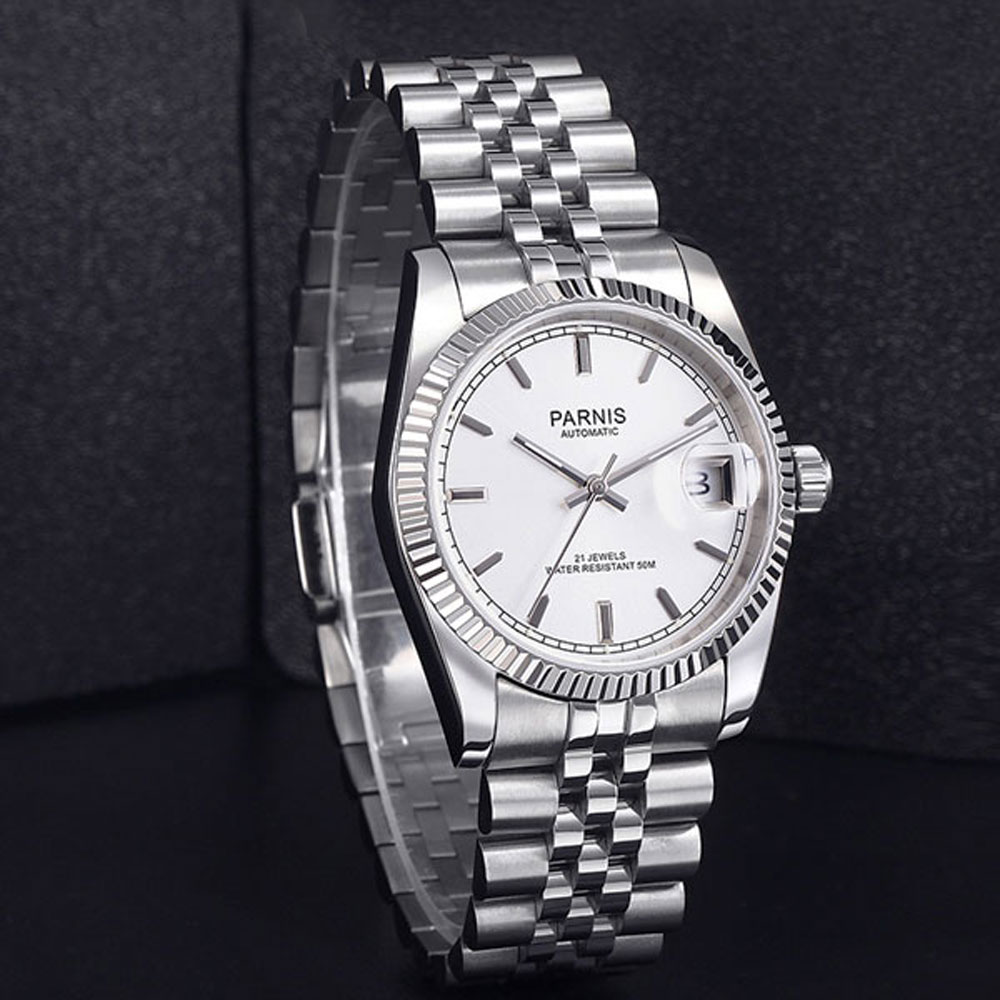 Parnis 36mm Jam Tangan Otomati - Luxury Watch On Sale ulasan dan harga