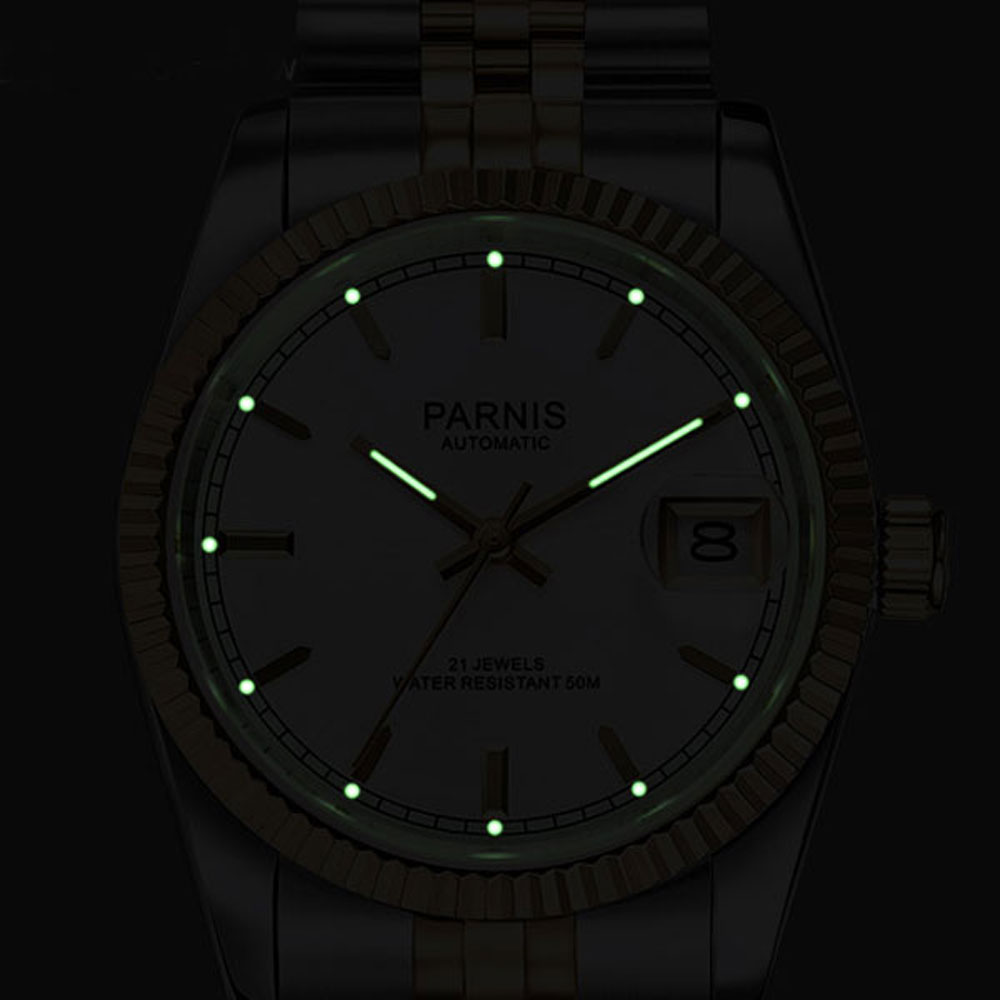 Parnis 36mm Jam Tangan Otomati - Luxury Watch On Sale ulasan dan harga