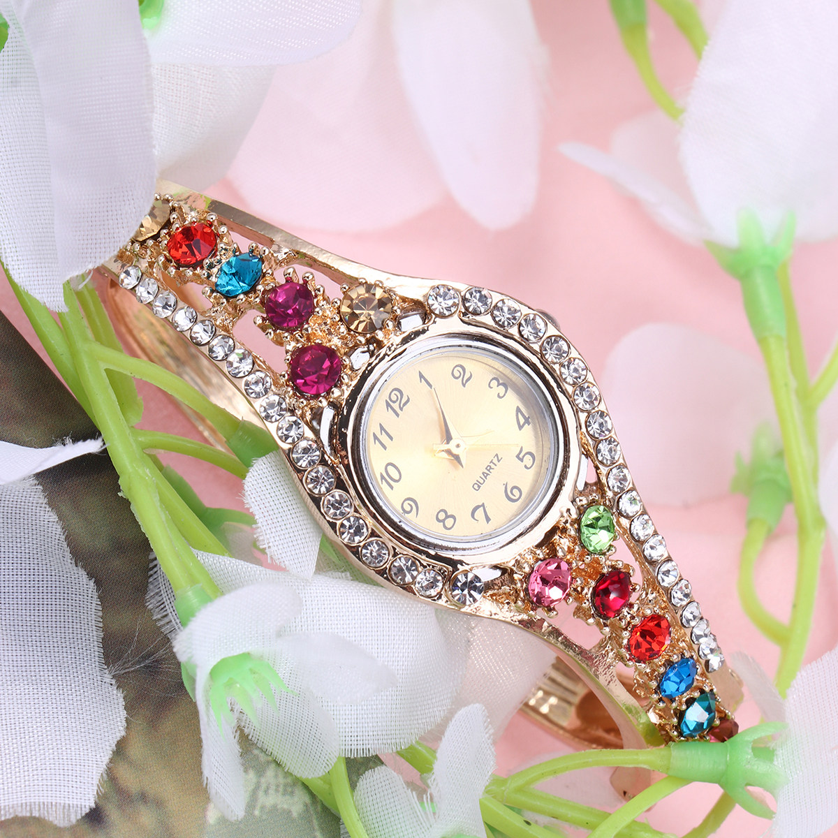 Jam Tangan Wanita Elegan denga - Luxury Watch White ulasan dan harga