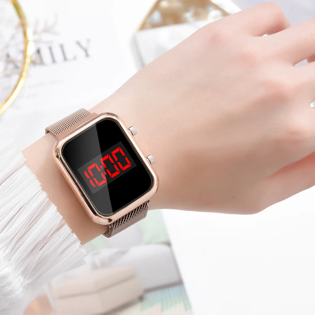 Jam Tangan Digital LED Persegi - Luxury Watch Uk ulasan dan harga