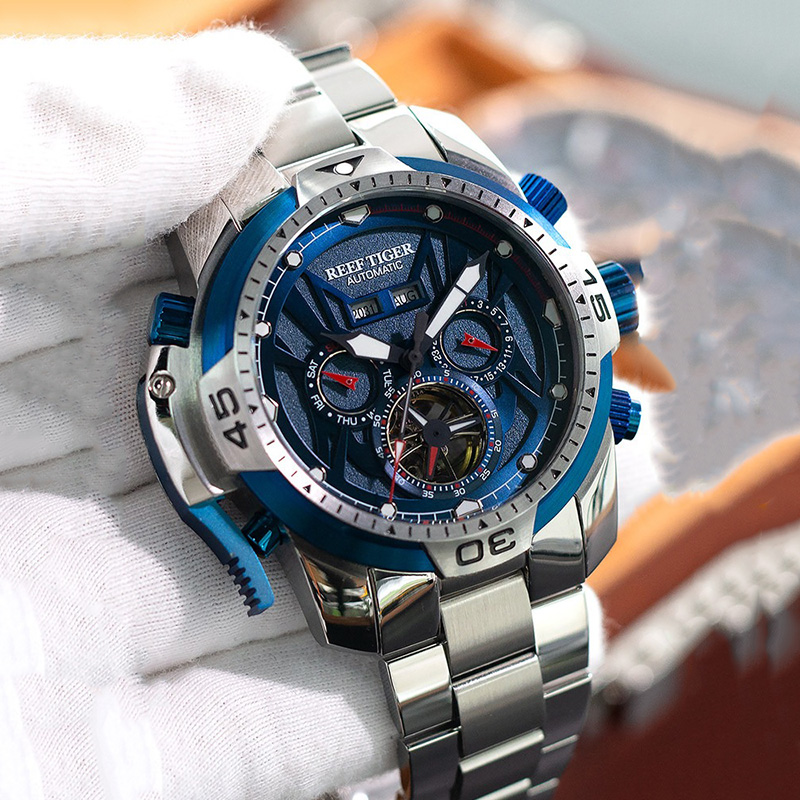 Jam Tangan Mekanis Otomatis Pr - Chronograph Flyback Watch ulasan dan harga