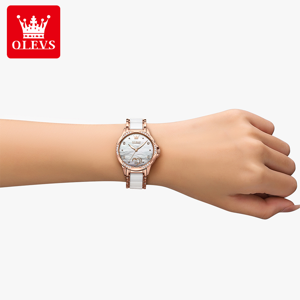 OLEVS 6631 Jam Tangan Wanita M - Open Heart Watch ulasan dan harga