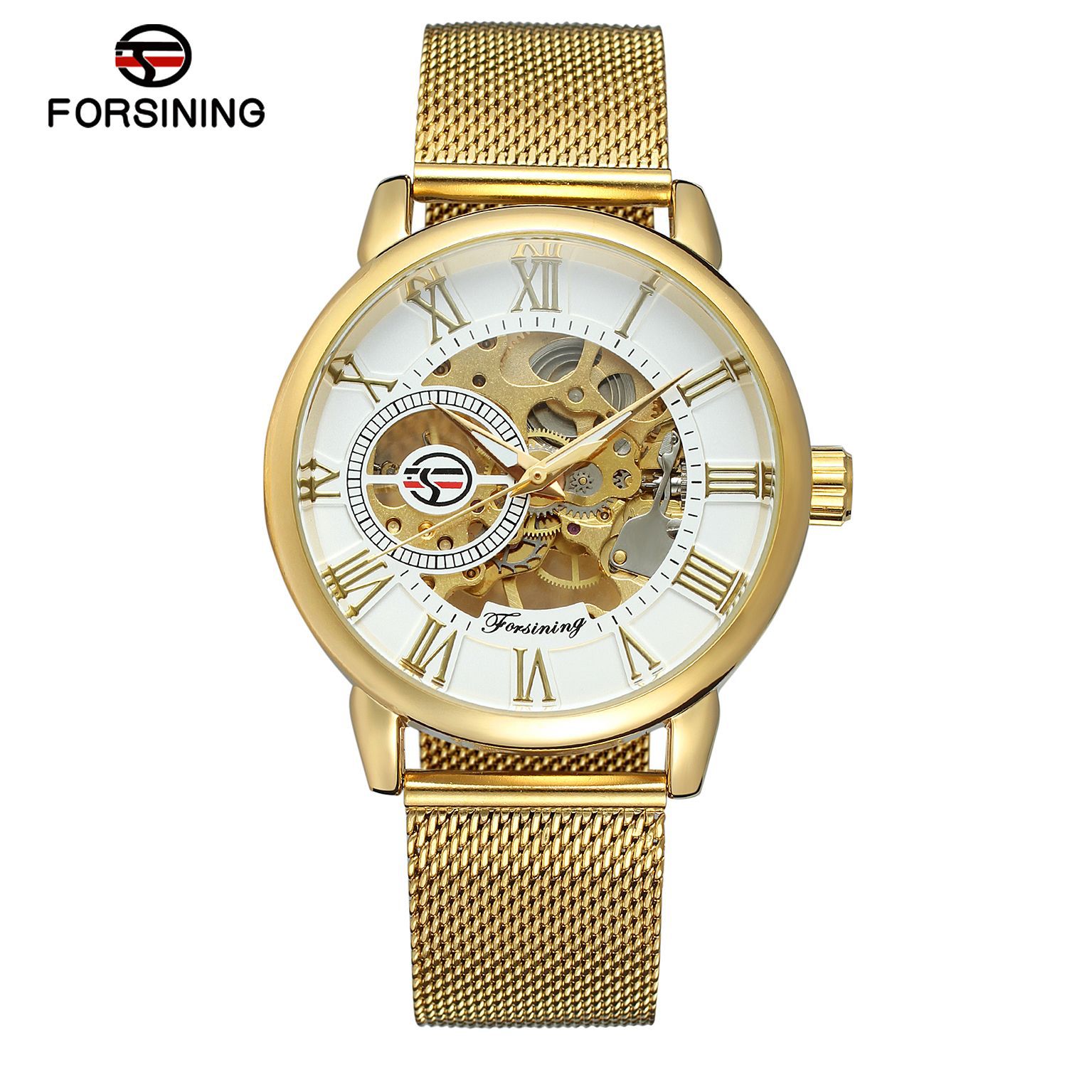 Forsining Top Brand Transparan - Luxury Watch Brands Logo ulasan dan harga