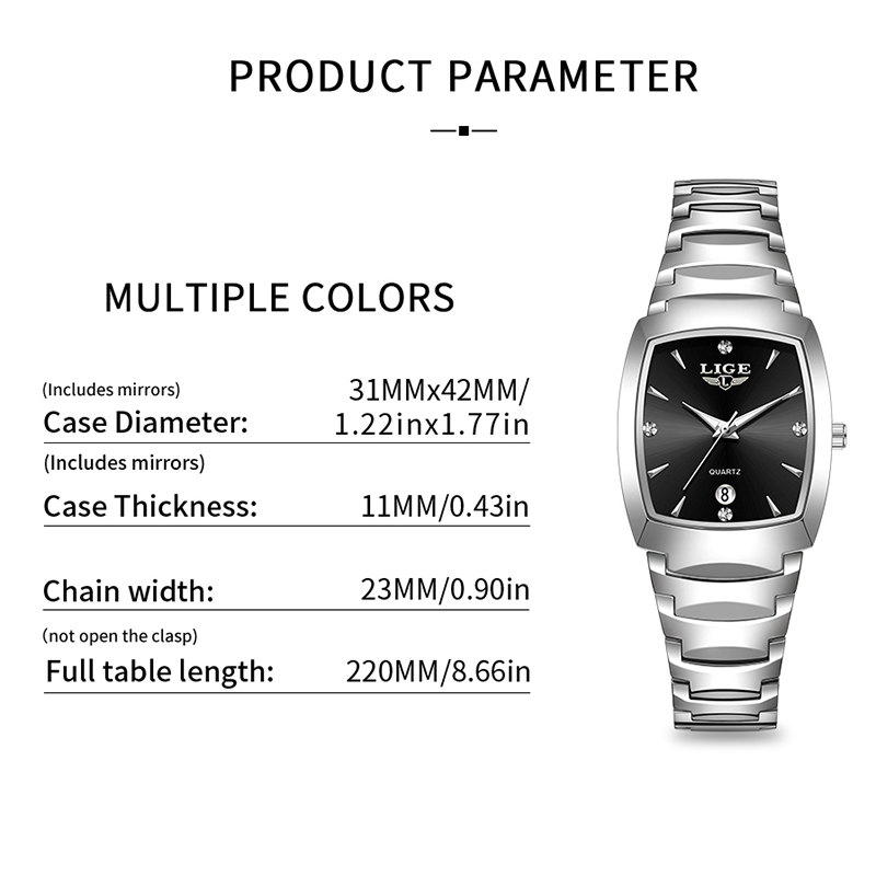 LIGE Jam Tangan Wanita Bisnis  - Luxury Watch Lady ulasan dan harga