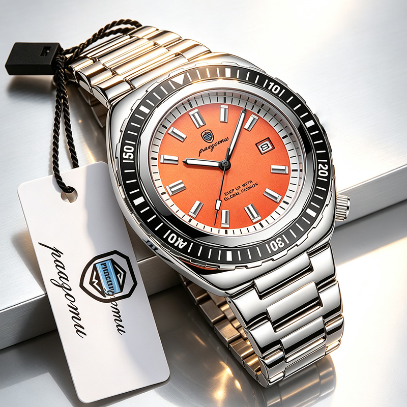PAAZOMU Jam Tangan Pria Merek  - Luxury Watch Nice ulasan dan harga
