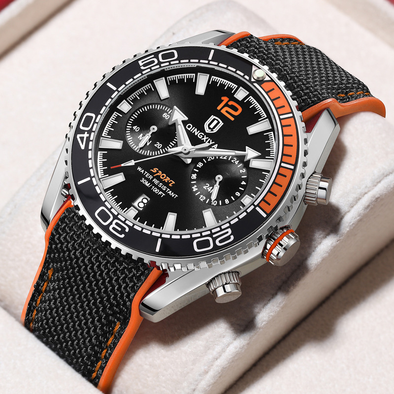 Jam Tangan Kuarsa Multifungsi  - Chronograph Flyback Watch ulasan dan harga