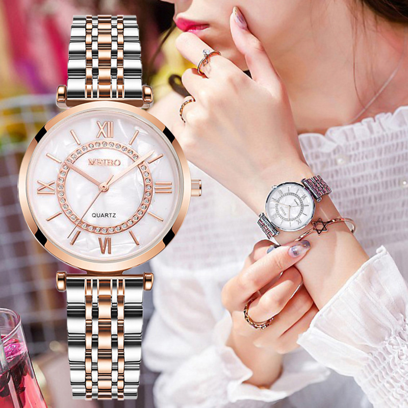 Jam tangan gelang kristal wani - Luxury Watch Lady ulasan dan harga