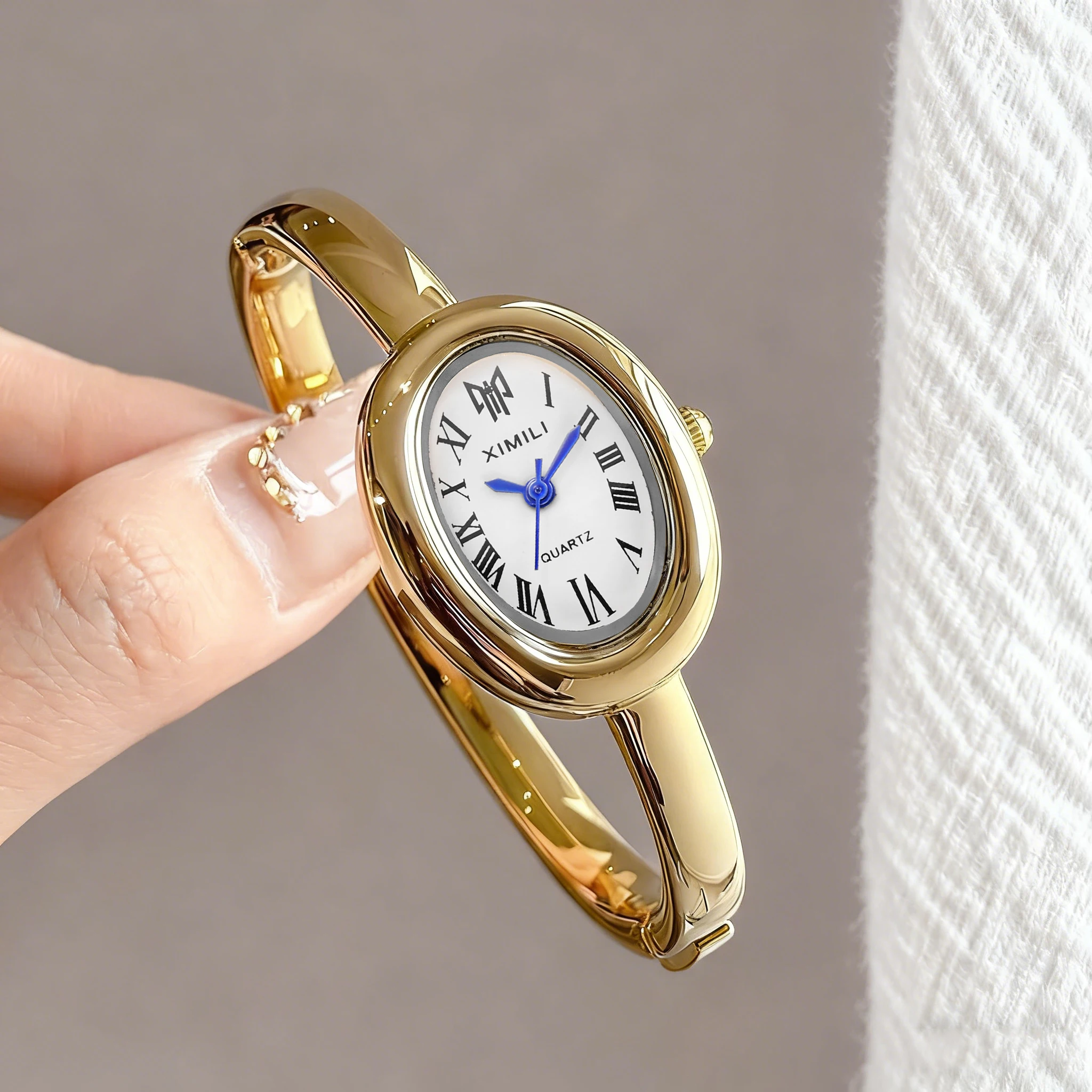 2026XIMILI Jam Tangan Oval Vin - Luxury Watch White ulasan dan harga