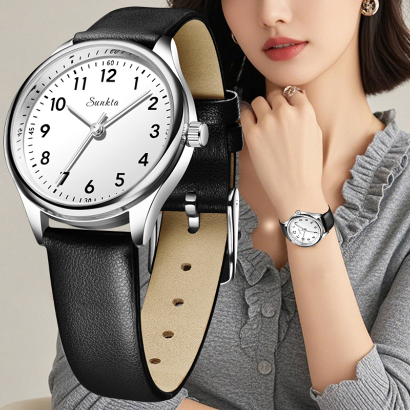 LIGE Jam Tangan Kuarsa Wanita  - Luxury Watch White ulasan dan harga