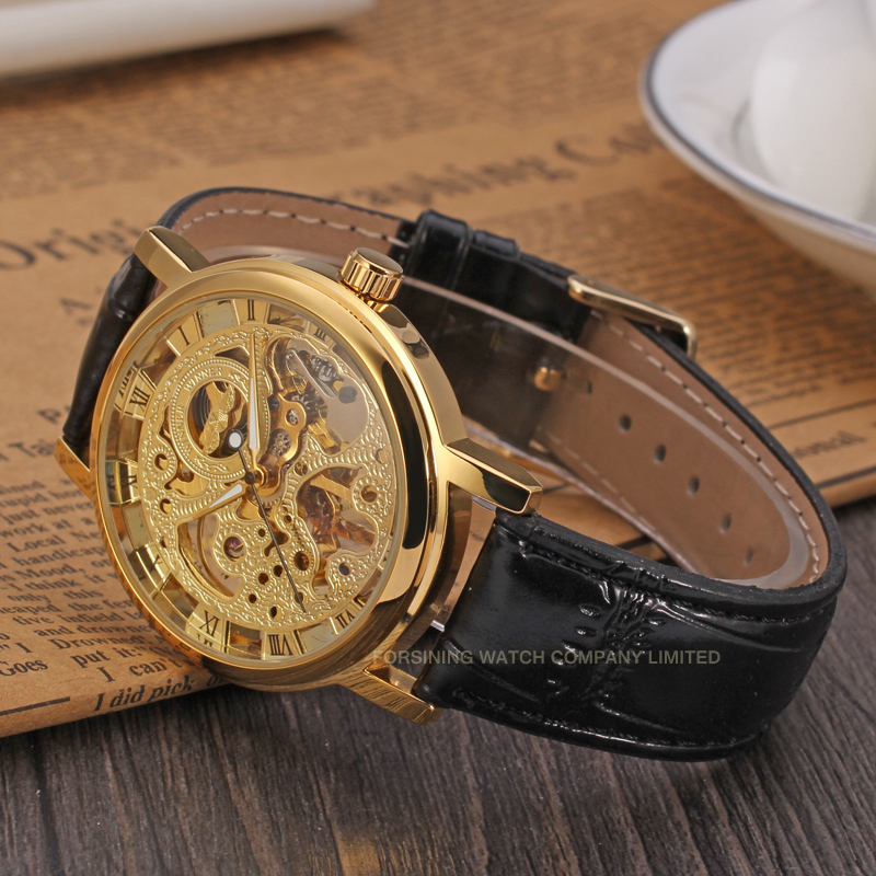Jam tangan kerangka emas pria, - Luxury Watch Nice ulasan dan harga
