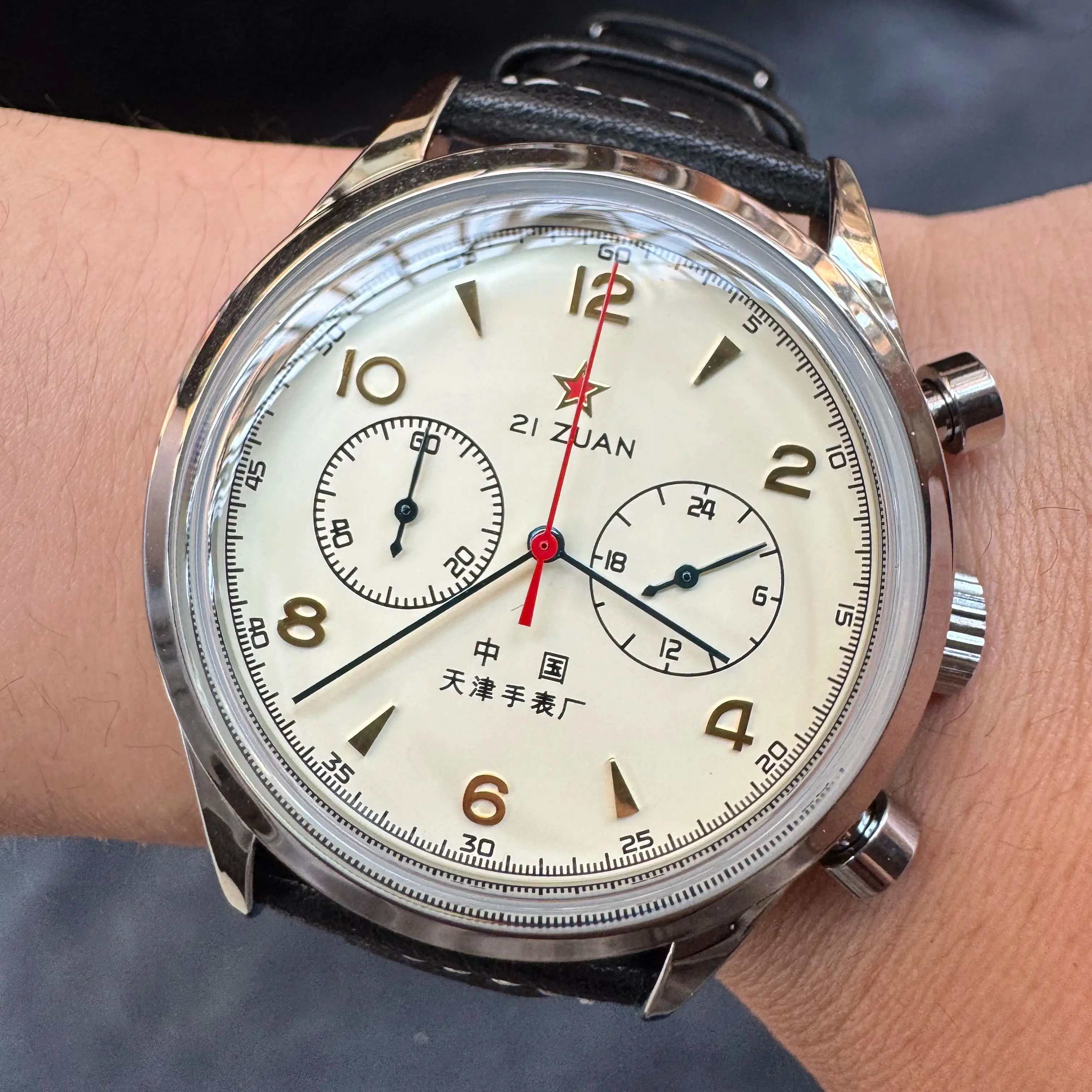 Jam tangan pria 1963 pilot oto - Chronograph Flyback Watch ulasan dan harga